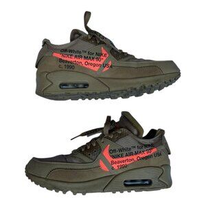 Nike x Off-White Air Max 90 Tan Lace Up Athleisure Sneakers